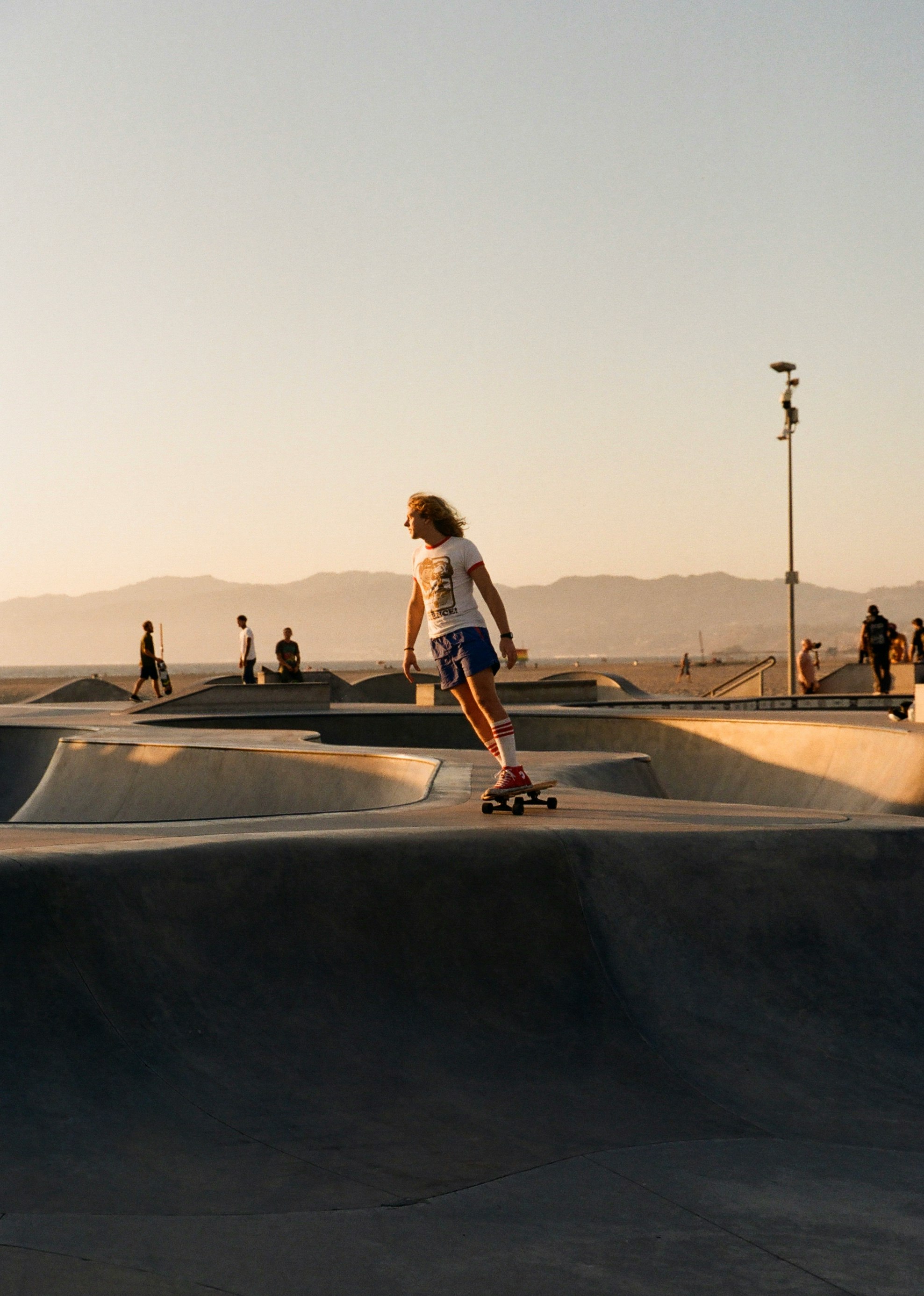 man riding on skateboard